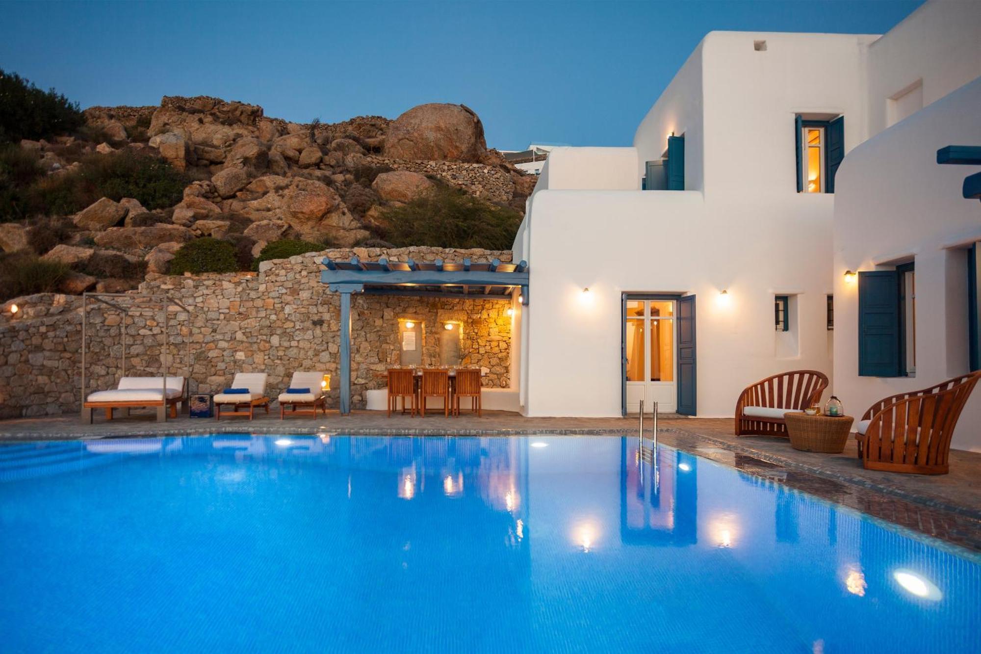 AGL Luxury Villas Mykonos Town Exterior foto